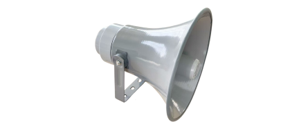 What are the main functions of trumpets in acoustic equipment?